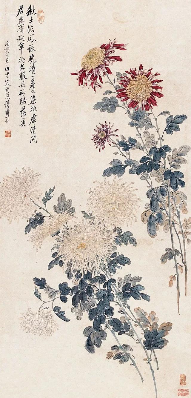 精美｜缪谷瑛百花图集与菊谱（130幅）