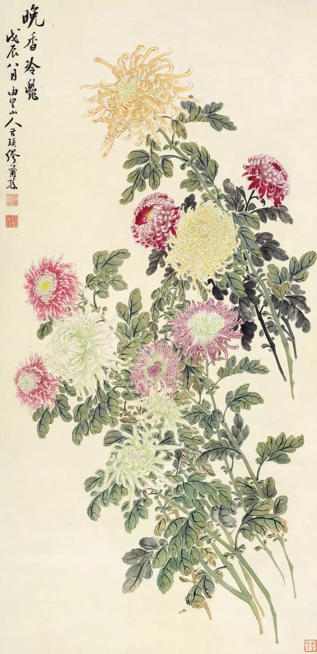 精美｜缪谷瑛百花图集与菊谱（130幅）