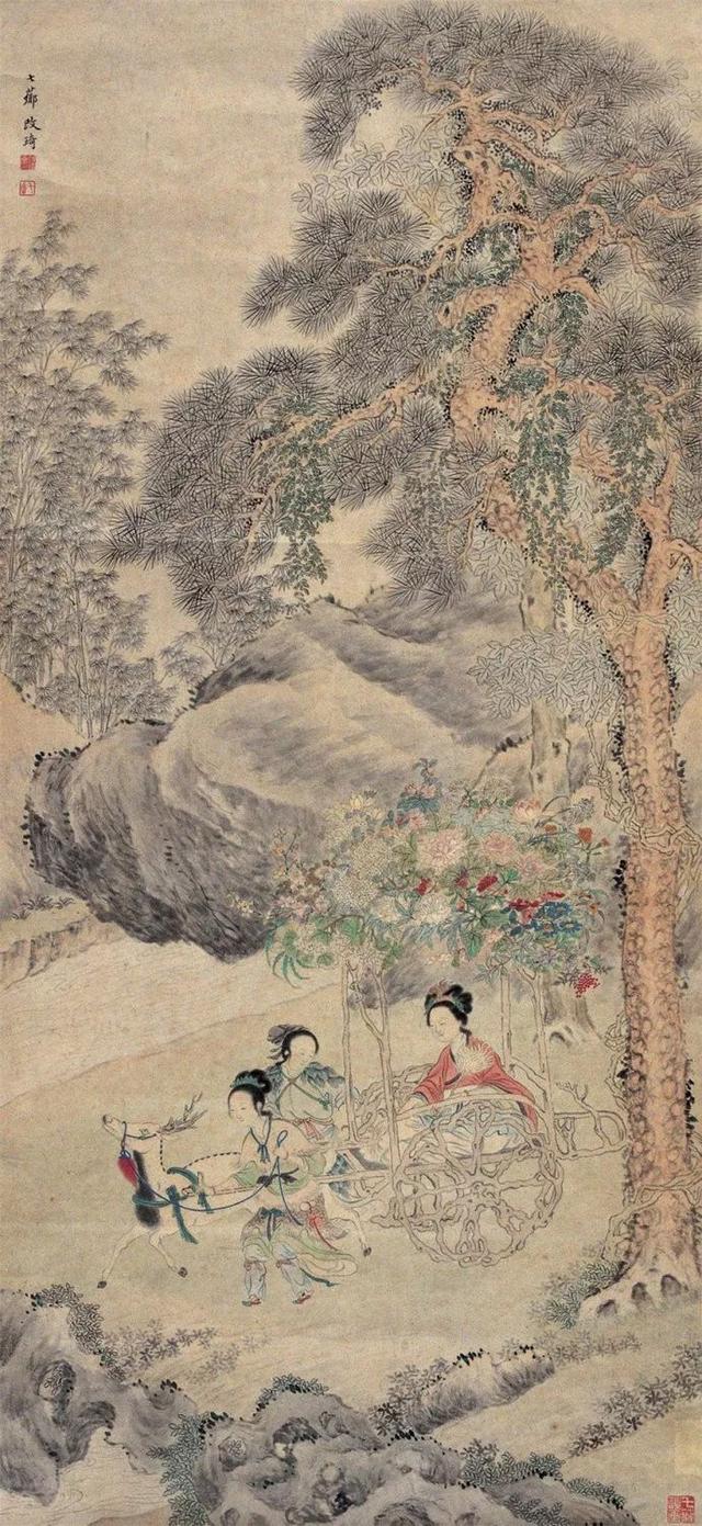 晚清著名画家｜改琦人物作品合辑（140幅）