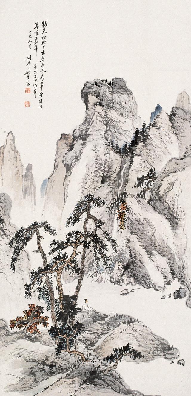 这个人是海上画派的风流才子，画得很好，可惜英年早逝