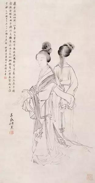 海派九大家笔下的仕女图，如诗般的优雅！