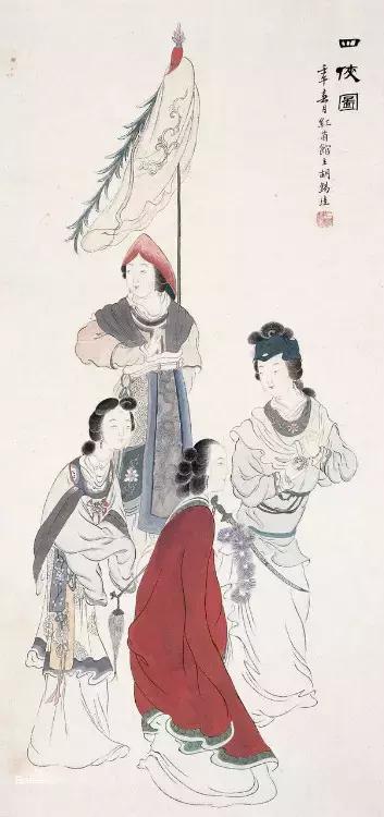 海派九大家笔下的仕女图，如诗般的优雅！