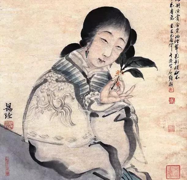 海派九大家笔下的仕女图，如诗般的优雅！