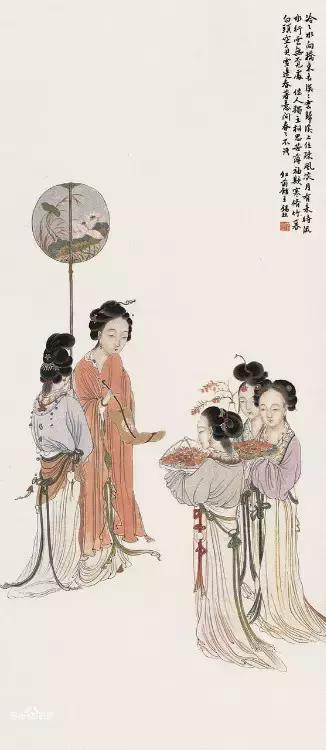 海派九大家笔下的仕女图，如诗般的优雅！