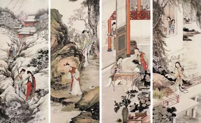 海派九大家笔下的仕女图，如诗般的优雅！
