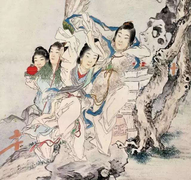 海派九大家笔下的仕女图，如诗般的优雅！