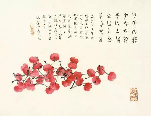 他是西泠印社创始人，也是民国画水果最好的画家！