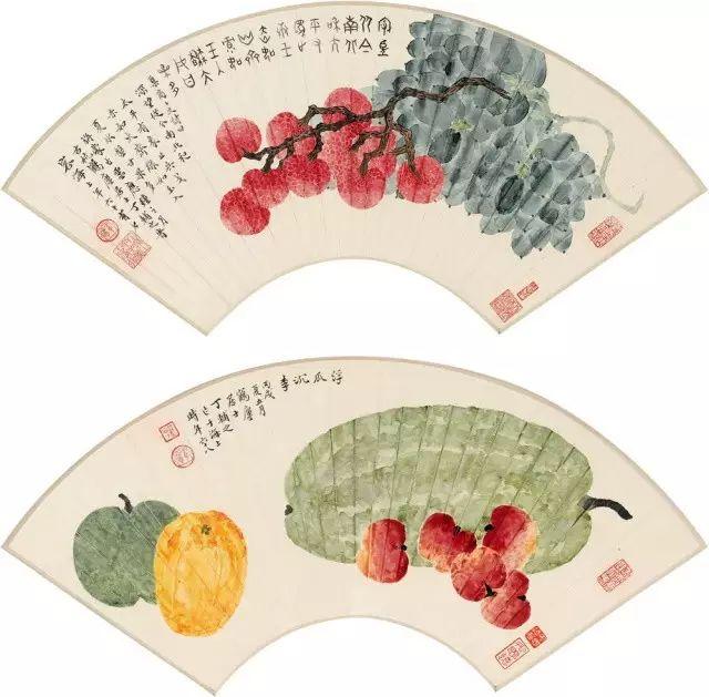 他是西泠印社创始人，也是民国画水果最好的画家！