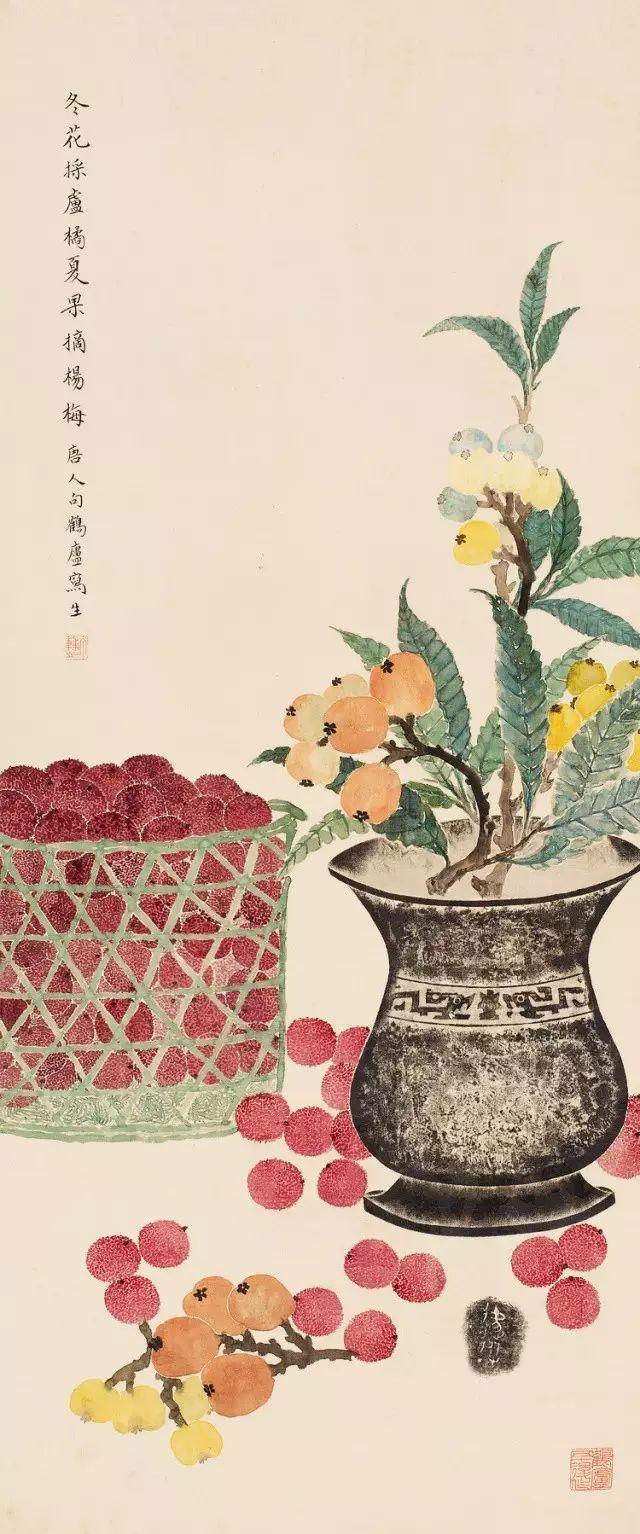 他是西泠印社创始人，也是民国画水果最好的画家！