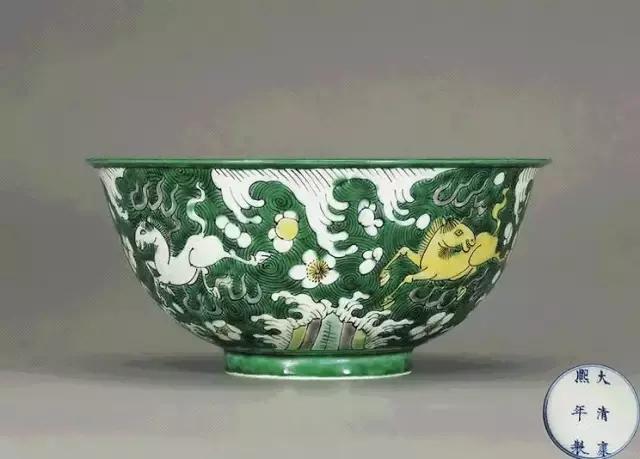 康熙瓷器上的抽象画，领先西方几百年！