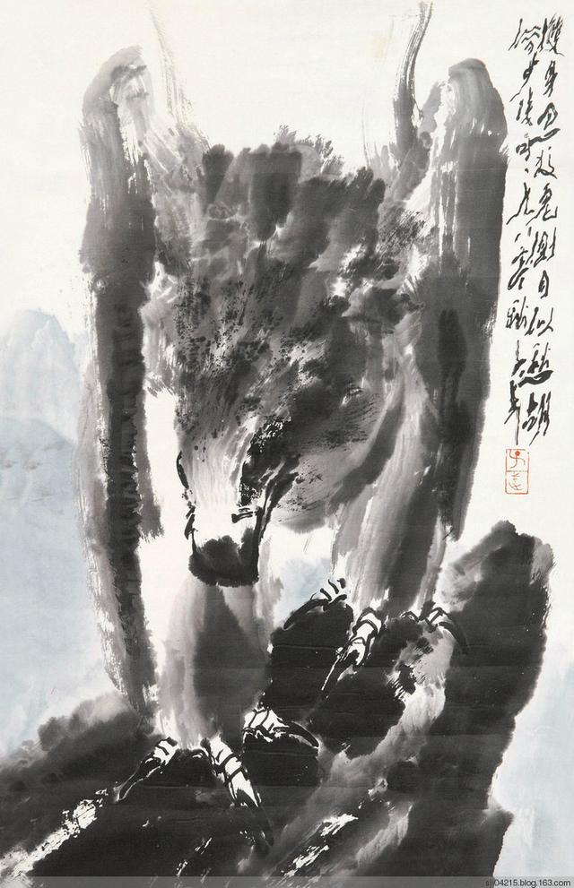 王子武画鹰