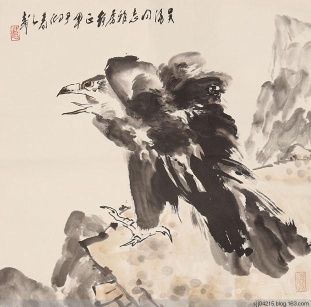 王子武画鹰