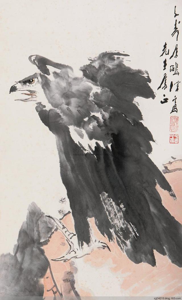 王子武画鹰