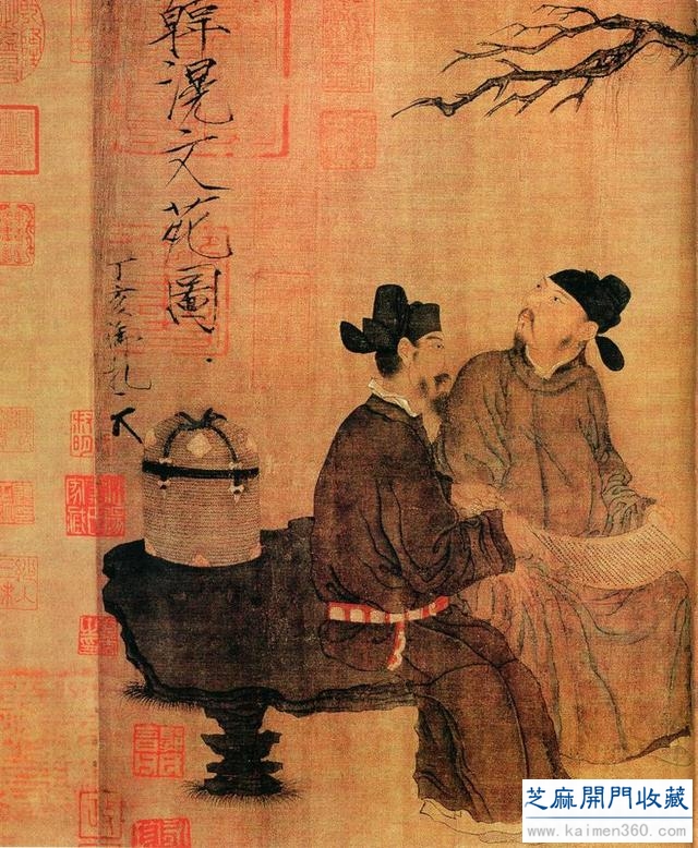 五代 周文矩绘画作品欣赏