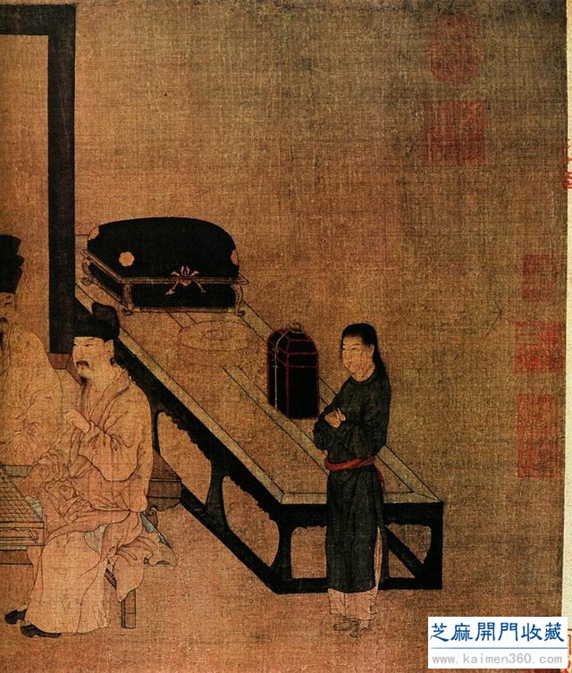 五代 周文矩绘画作品欣赏