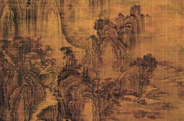 南宋高宗题“荆浩真迹神品”的《匡庐图》