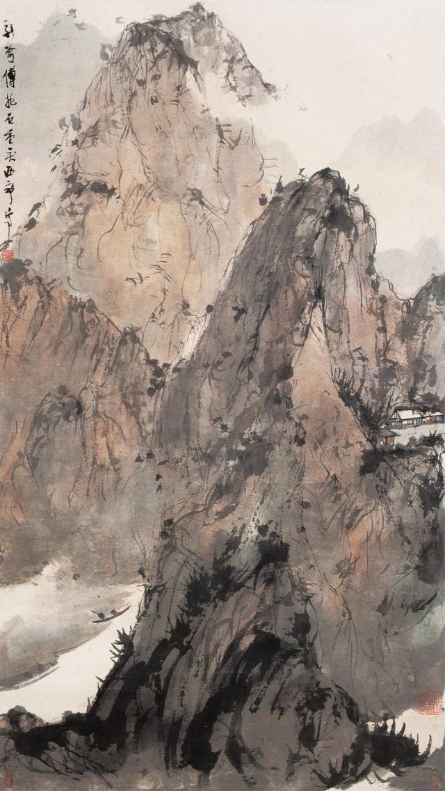 江山如此多娇 傅抱石！