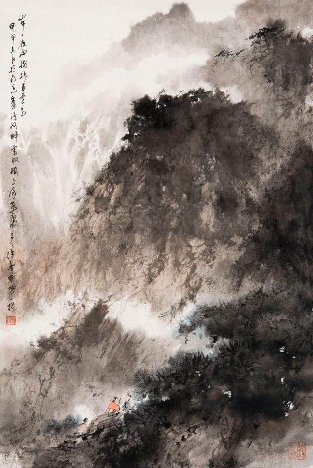 江山如此多娇 傅抱石！
