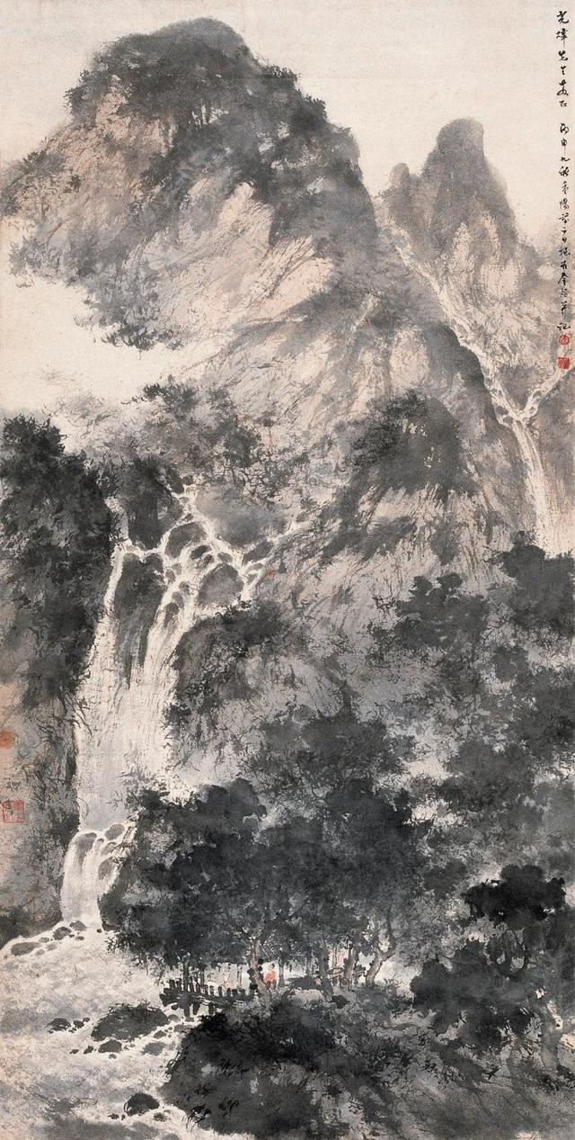 江山如此多娇 傅抱石！