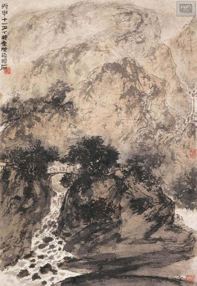 江山如此多娇 傅抱石！
