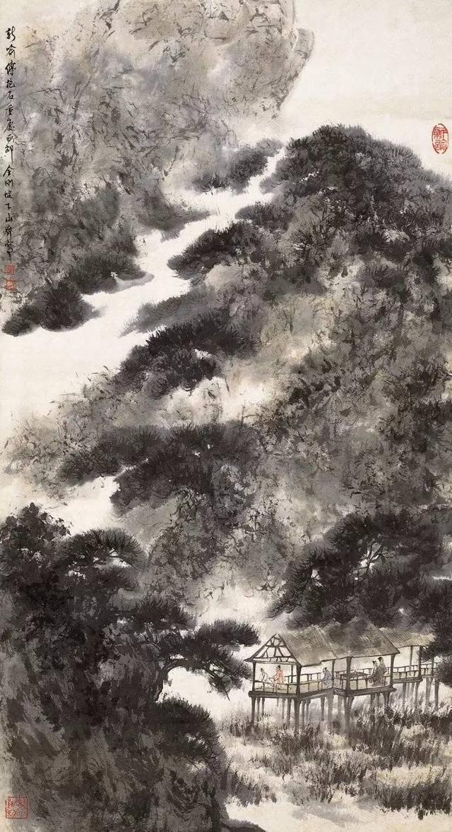 江山如此多娇 傅抱石！