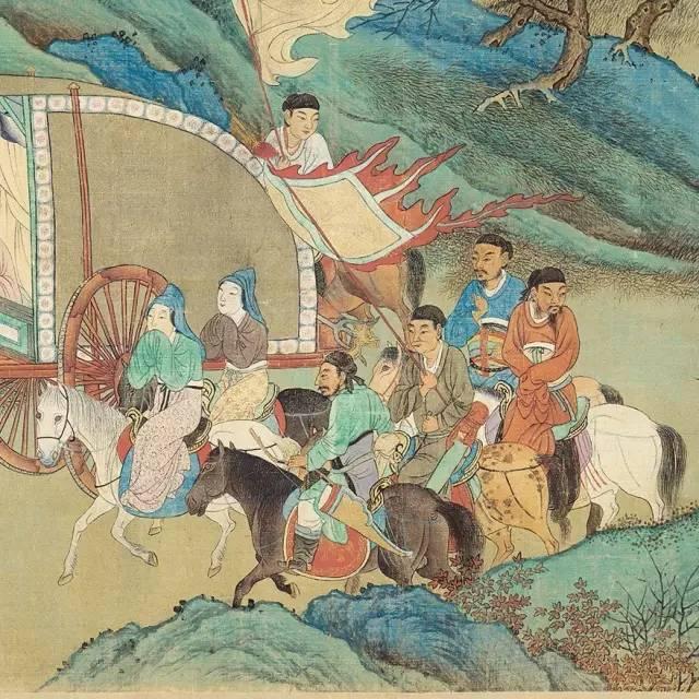 每日读一画 | 明 仇英 《仿陈居文姬归汉图》