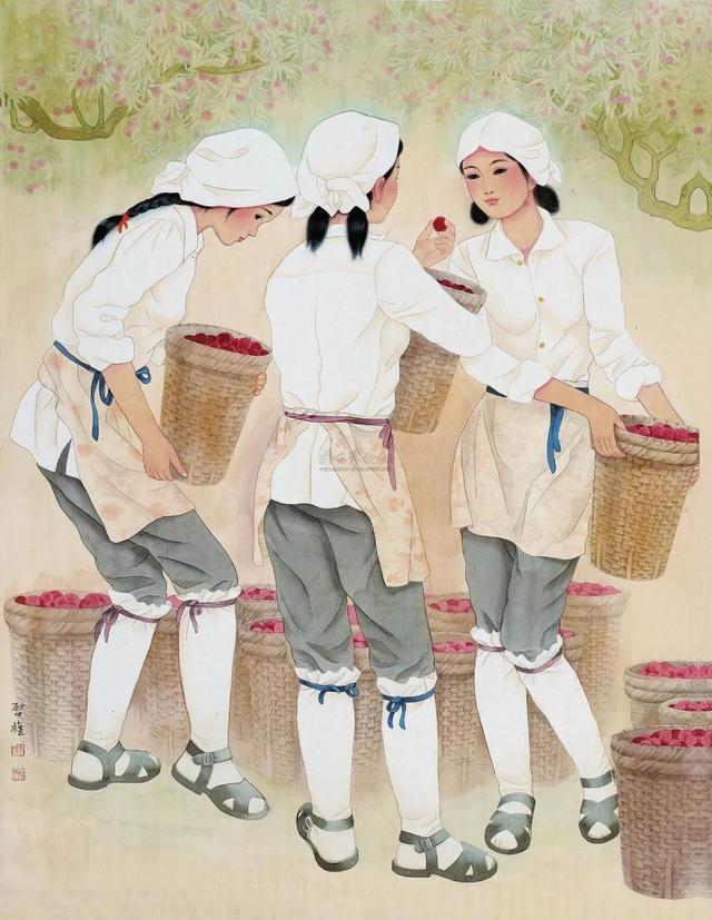徐启雄｜现代工笔美人画的开拓者（80幅）