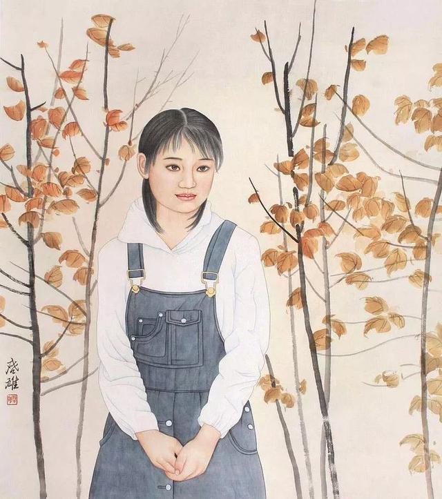 徐启雄｜现代工笔美人画的开拓者（80幅）