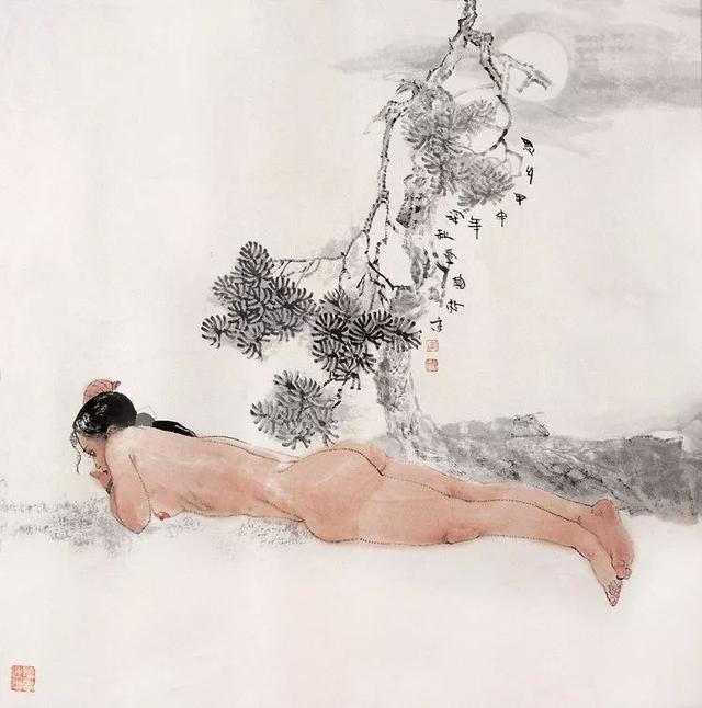 李爱国｜水墨女人体画赏析