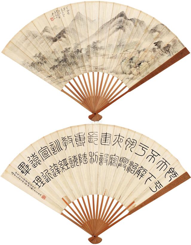 励志楷模，自学成才，功力深厚的画家吴琴木山川作品欣赏