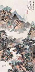 励志楷模，自学成才，功力深厚的画家吴琴木山川作品欣赏