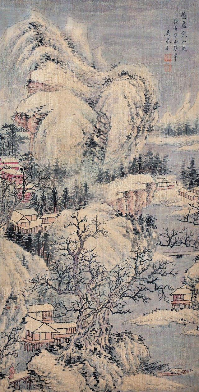 励志楷模，自学成才，功力深厚的画家吴琴木山川作品欣赏
