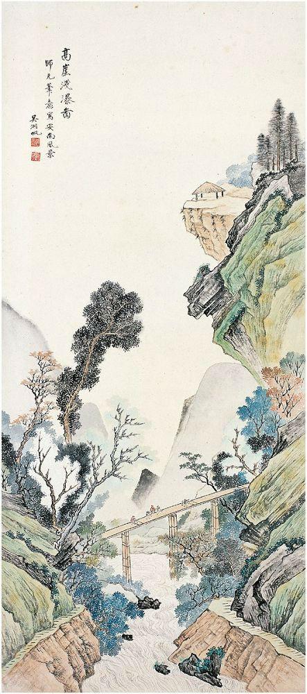 吴湖帆生前死后，令人唏嘘不已，高清山川作品欣赏