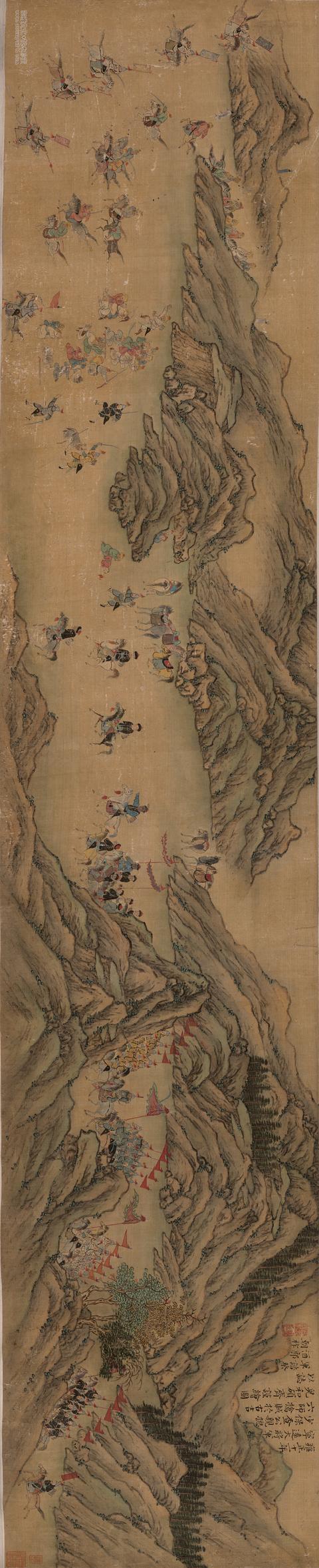 逐日读一画 | 清 郭朝祚 《征西图》