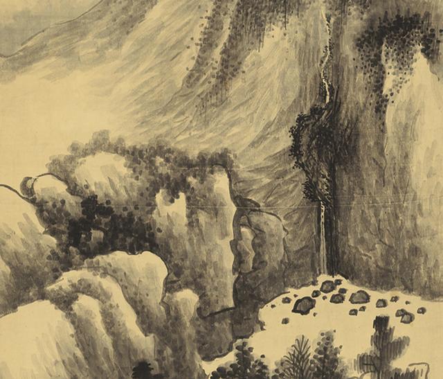逐日读一画 | 清 龚贤 《群峰石潭图》