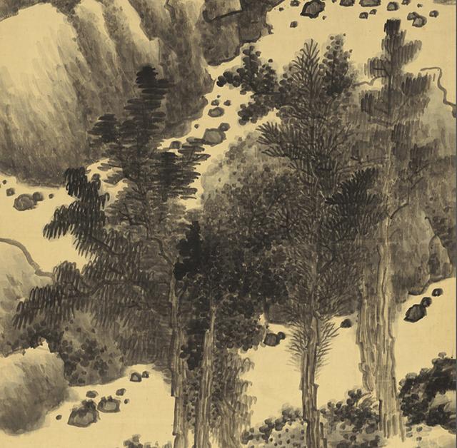 逐日读一画 | 清 龚贤 《群峰石潭图》