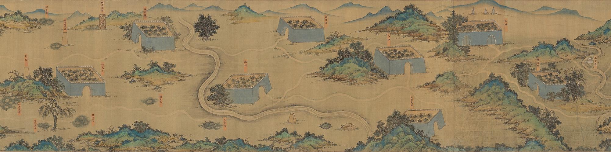 逐日读一画 | 央视春晚中的绝代奇珍—万里丝路《丝路山川舆图》