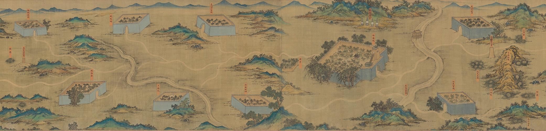 逐日读一画 | 央视春晚中的绝代奇珍—万里丝路《丝路山川舆图》