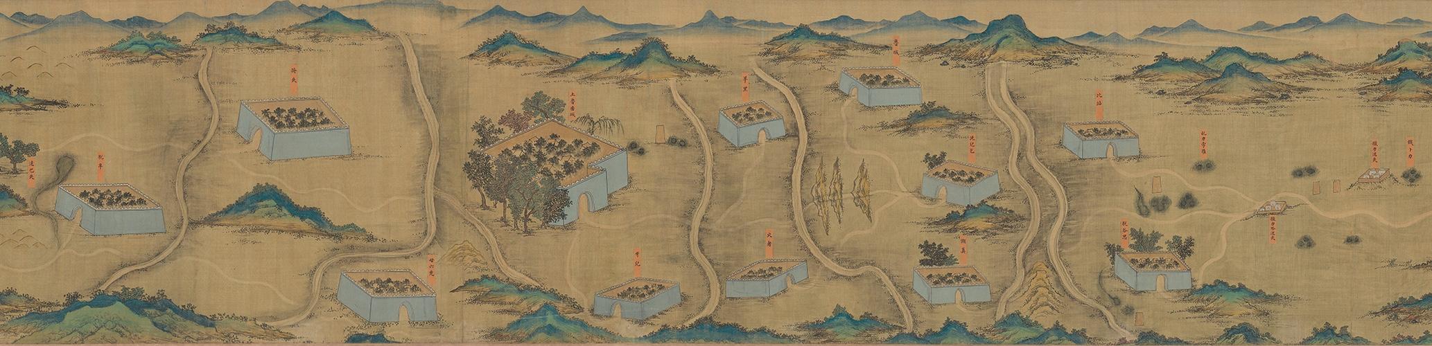 逐日读一画 | 央视春晚中的绝代奇珍—万里丝路《丝路山川舆图》