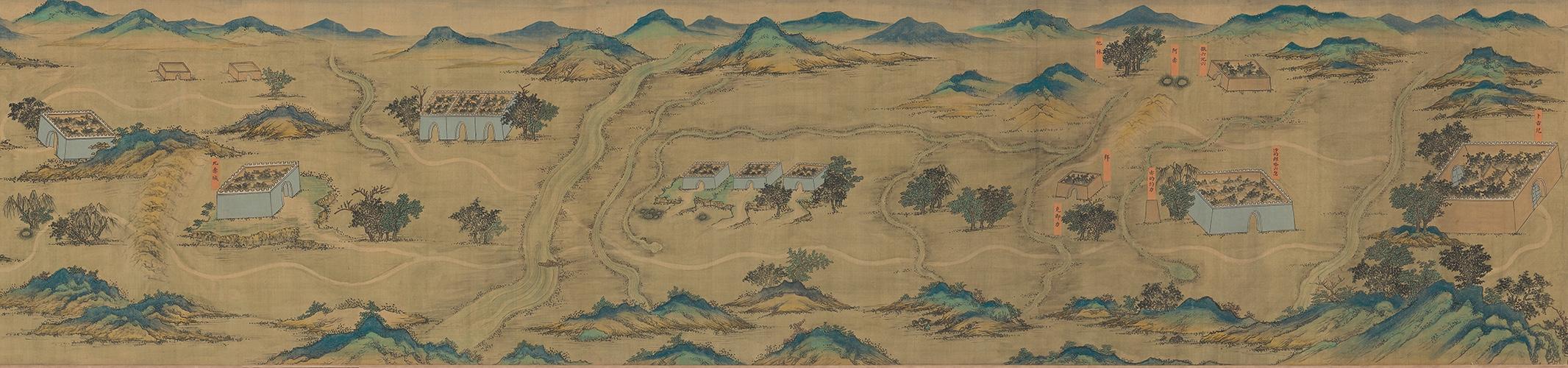 逐日读一画 | 央视春晚中的绝代奇珍—万里丝路《丝路山川舆图》