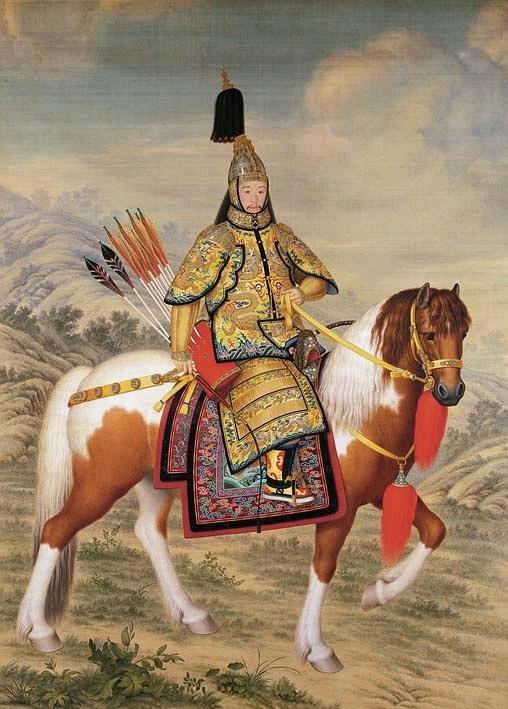 每日读一画｜清 郎世宁 清帝王图
