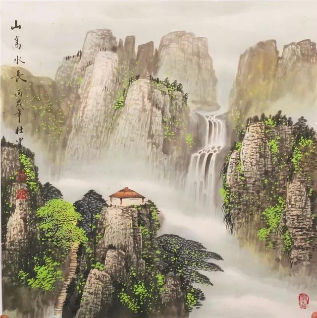 烟云与山川｜杜中良工笔山水画赏析（85幅）