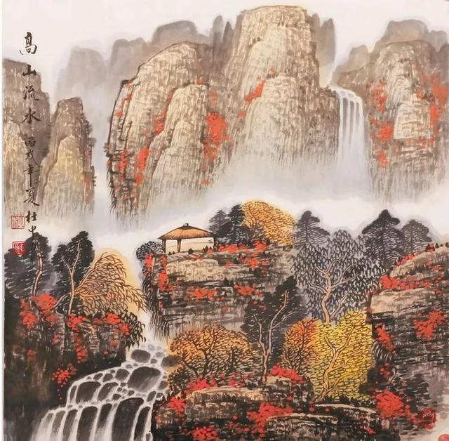 烟云与山川｜杜中良工笔山水画赏析（85幅）