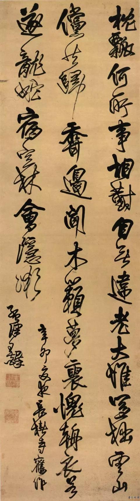 章法与留白，王铎是这样做的！
