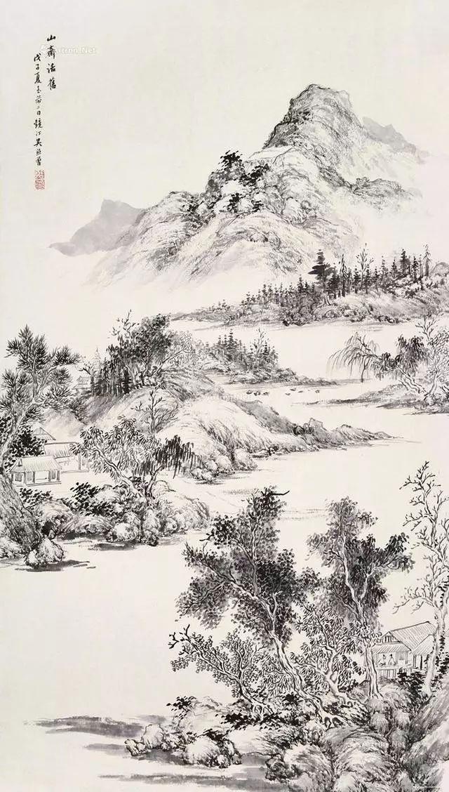 大家 | 吴镜汀国画的“笨功夫”（高清作品50幅）