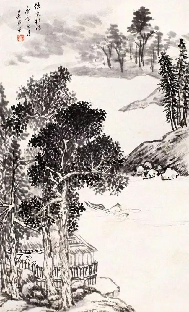 大家 | 吴镜汀国画的“笨功夫”（高清作品50幅）
