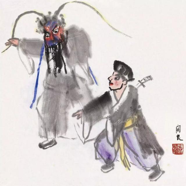 李苦禅：他的画法叫得意忘形！