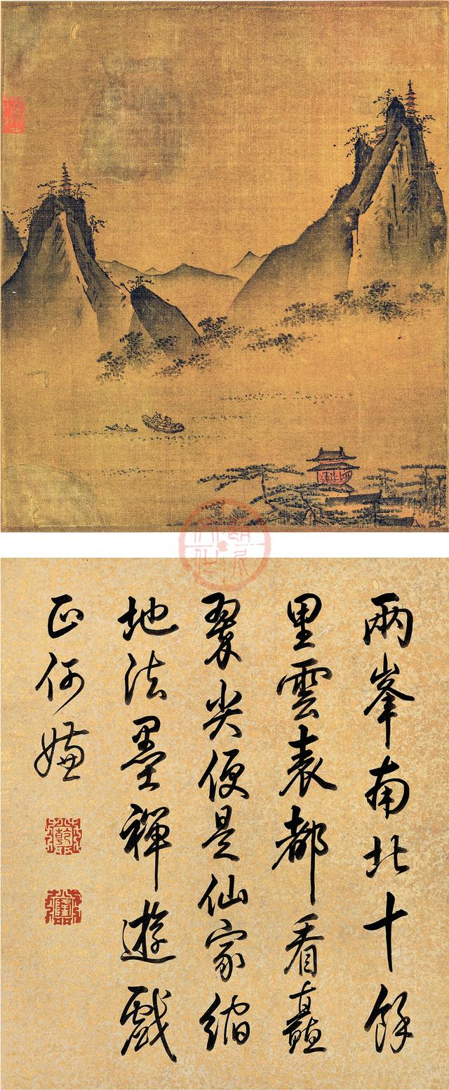 书画｜宋 叶肖严《西湖十景》图赏析「附：乾隆御笔西湖十景诗」