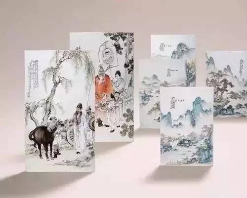 瓷器市场最火的文人瓷器-珠山八友瓷板画赏析！