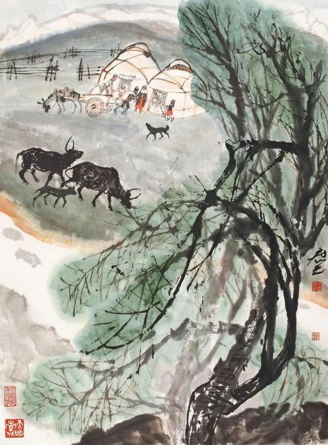徐庶之｜西域风情画派开创者（80幅）